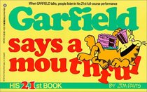 Garfield Says a Mouthful (Garfield (Numbered Sagebrush))