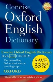 Concise Oxford English Dictionary: Book & CD-ROM Set