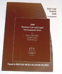 Online Legal Research Guide to Accompany Miller...