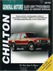 GM Blazer/Jimmy/Typhoon/Bravada   1983-93 (Chilton's Total Car Care Repair Manual)