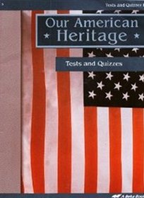 Our American Heritage 3 Tests and Quizzes Key