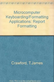 Report Fmtg, Microcmptr Kybd /Formatng AP