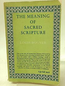The Meaning Of Sacred Scripture
