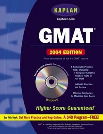 Kaplan GMAT 2004 with CD-ROM
