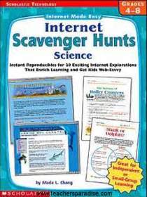 Science: Internet Scavenger Hunts (Internet Made Easy) Grades 4-8