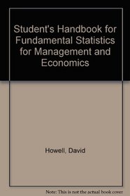 Student's Handbook for Fundamental Statistics for Management and Economics