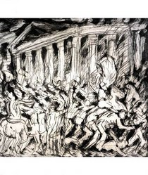 Leon Kossoff - Unique Prints from Paintings at the National Gallery