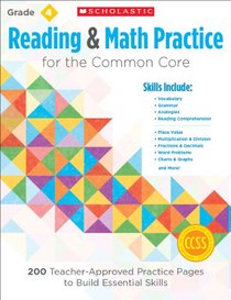 Reading and Math Practice: Grade 4: 200 Teacher-Approved Practice Pages to Build Essential Skills
