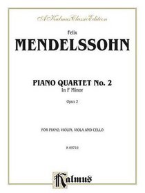 Piano Quartets, Op. 2 (Kalmus Edition)