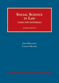 Social Science in Law, 8th (University Casebook Series)