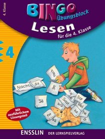 Bingo bungsblock - Lesen fr die 4. Klasse