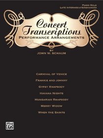 Concert Transcriptions (Schaum Method Supplement)