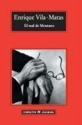 El mal de Montano (Spanish Edition)