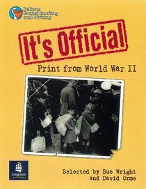 It's Official: Print from World War II Year 6, 6x Reader 12 and Teacher's Book 12 (Pelican Guided Reading & Writing)