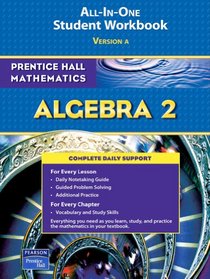 Algebra 2: With Text Purchase, Add All-in-one Student Workbook