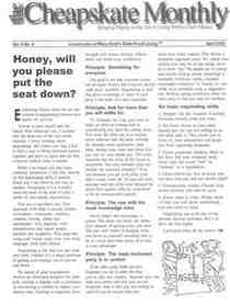The Cheapskate Monthly April 2000