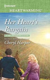 Her Heart's Bargain (Otter Lake Ranger Station, Bk 3) (Harlequin Heartwarming, No 260) (Larger Print)