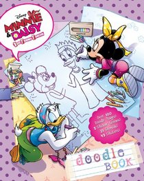 Minnie & Daisy Best Friends Forever Doodle Book: Over 100 Doodle Pages! 5 Sticker Scenes! 21 Stencils! 43 Stickers!