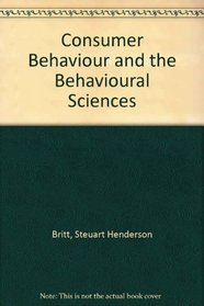 Consumer Behaviour and the Behavioural Sciences