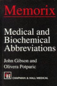 Memorix Medical and Biochemical Abbreviations (Memorix)