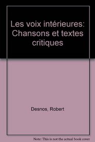 Les voix interieures: Chansons et textes critiques (P'Oasis) (French Edition)