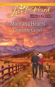 Montana Hearts (Steeple Hill Love Inspired) (Larger Print)
