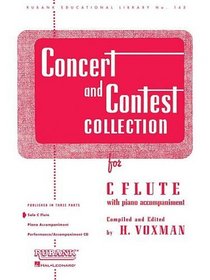 Concert and Contest Collection: C Flute - Solo Part (Rubank Educational Library)