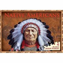 Native Americans Deluxe Jigsaw Book (Deluxe Jigsaw Books): 4 96-piece Jigsaw Puzzles (Deluxe Jigsaw Books)