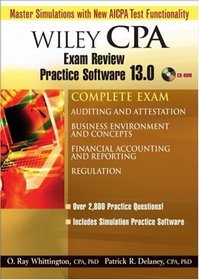 Wiley CPA Examination Review Practice Software 13.0, Complete Set