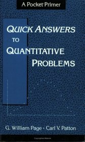 Quick Answers to Quantitative Problems : A Pocket Primer