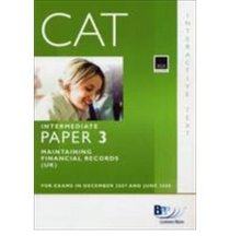 CAT - 3 Maintaining Financial Records: Study Text