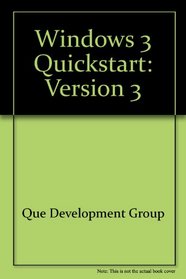 Windows 3 QuickStart