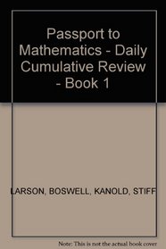 Passport to Mathematics - Daily Cumulative Review - Book 1