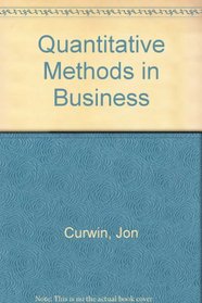Quantitative Methods in Business