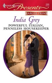 Powerful Italian, Penniless Housekeeper (At His Service) (Harlequin Presents, No 2886) (Larger Print)