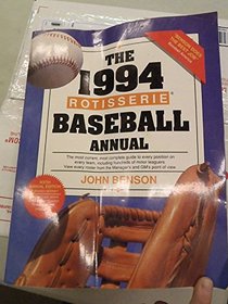 The Rotisserie Baseball Annual 1994 (Benson's Baseball Annual)