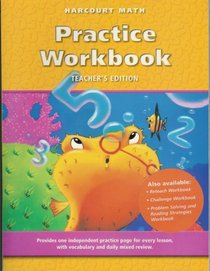 Harcourt Math Practice Workbook Teacher Edition ISBN 0153206608