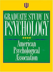 Graduate Study in Psychology, 2000