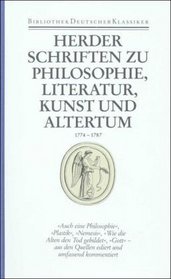 Werke, 10 Bde., Ln, Bd.4, Schriften zu Philosophie, Literatur, Kunst und Altertum 1774-1787