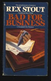 Bad for Business  (Tecumseh Fox, Bk 2)