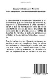 El capitalismo liberado: El incontestable argumento moral por los derechos individuales (Spanish Edition)