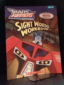 Transformers Animated Sight Words Workbook