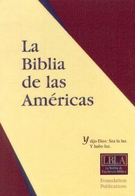 La Biblia de las Americas(LBLA) Side-Column Reference (Burgundy Bonded Leather)