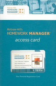 McGraw-Hill's Homework Manager Access Code to accompany Lind's Basic Statistics for Business & Economics 6e