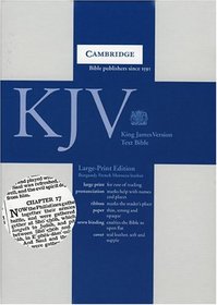 KJV Large-Print Text Edition (Burgundy French Morocco Leather)