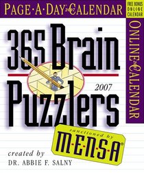 Mensa 365 Brain Puzzlers Page-A-Day Calendar 2007 (Page a Day Calendar)