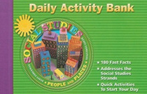 Daily Activity Bank (Social Studies People and Places)