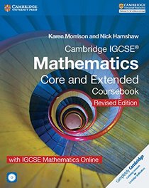 Cambridge IGCSE Mathematics Core and Extended Coursebook with CD-ROM and IGCSE Mathematics Online Revised Edition (Cambridge International IGCSE)