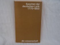 Epochen Der Deutschen Lyric 1800