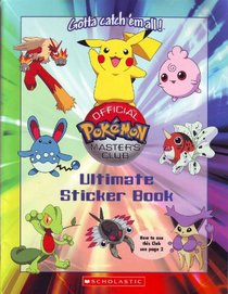 Official Pokemon Master's Club Ultimate Sticker Book